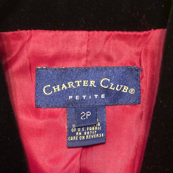2P Twill Riding Jacket Style by Charter Club - Picture 4 of 6
